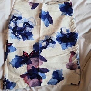 Banana Republic Floral Pencil Skirt